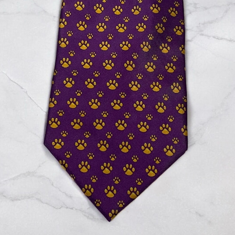 BOYS Silk NOLA Couture LSU Tigers Necktie